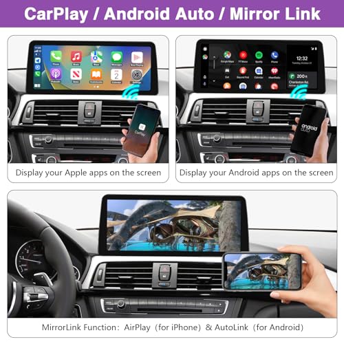 Pantalla táctil CarPlay Android Auto 12.3" para BMW Serie 3/4 miniatura 4