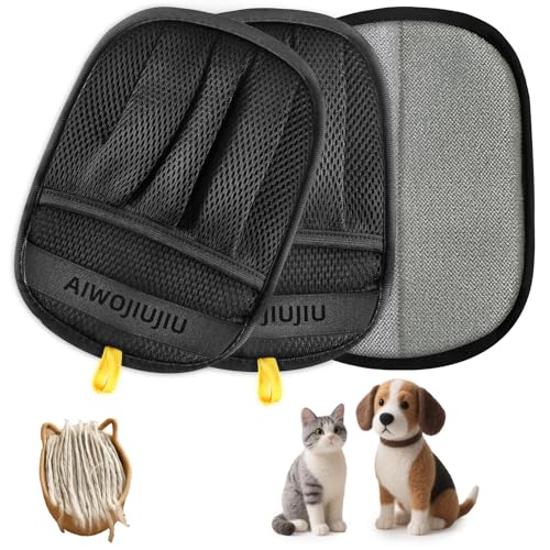 2 Pcs 2025 Pro Five-Finger Pet Hair Removal Glove - Advanced Pet ...