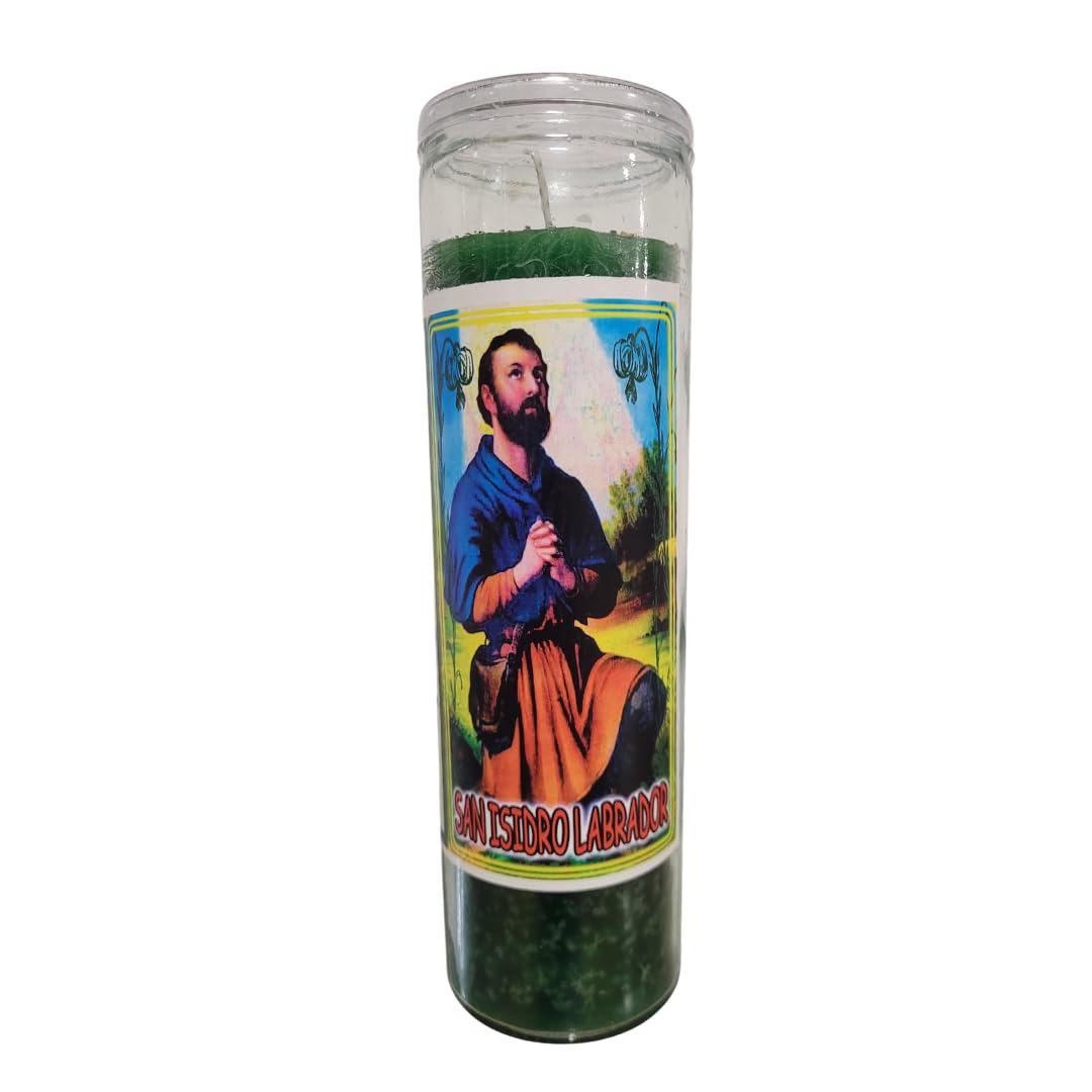 San Isidro Labrador Veladora Preparada/San Isidro Labrador Prepared Candle