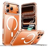 【デザイン受賞シリーズ！】ESR iPhone 17 Pro Max ケース MagSafe対応 3倍米軍MIL規格 カメラボタン付き 隠しスタンド 調整可能 ワイヤレス充電 エアガードコーナー 耐衝撃 傷防止 軽量 マグネット 高耐久性 Qi2.2対応 最大25W高速充電 いphone17promaxケース アイフォン17プロマックス専用Classicシリーズ(クリア)