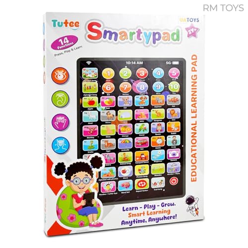 Image of Kids Educational Learning Tablet | Electronic Talking ABC Tablet with Numbers, Phonics, Music & Quiz | Preschool Learning Toy for Boys & Girls Age 3+ Years