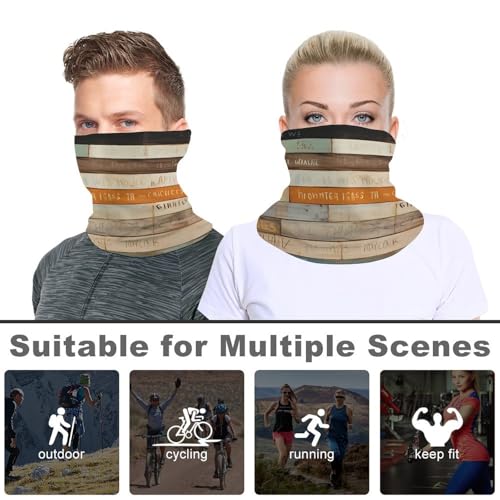 Bunch of Wood Planks Neck Gaiter Unisex Ski Mask Gator Face Cover Scarf Balaclavas Bandana4