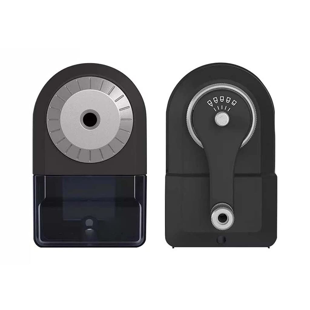 Pencil Sharpener Aiguiseur à Crayon Manuel Simple Simple Simple pour No 2 Crayon Best School Spipping Spiral Blade Spirale Plus Fort Taille Crayon hélicoïdale (Color : Black)