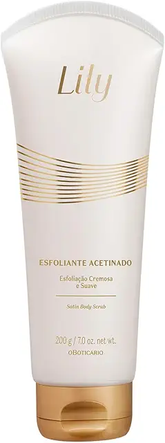 Lily Satin Velvet Body Scrub - Exfoliante Corporal con Fragancia Lily, 7oz