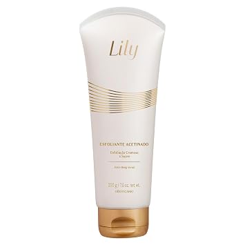 Lily Satin Velvet Body Scrub, Indulgent Exfoliating Cream with Adored Lily Fragrance, 7 Ounce 200g