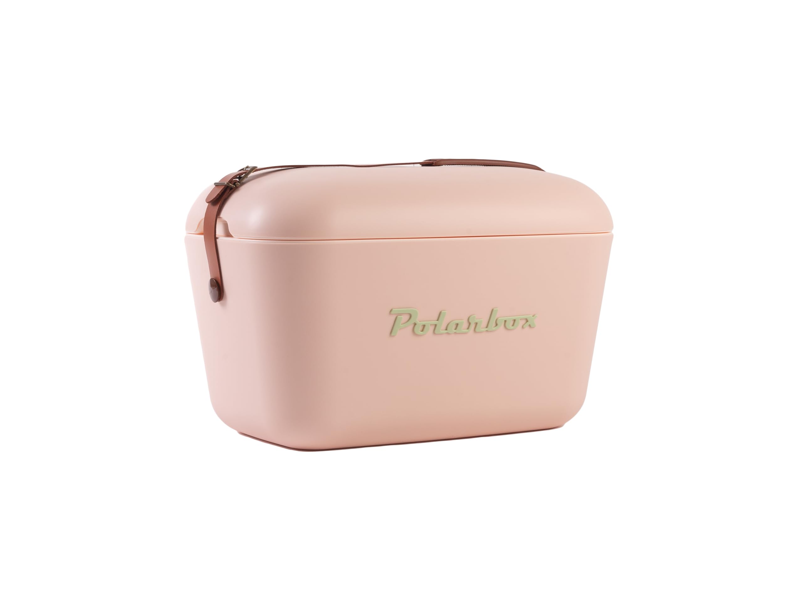 Polarbox Nevera clásica bolsa nevera retro vintage camping picnic playa 20L nude/marrón