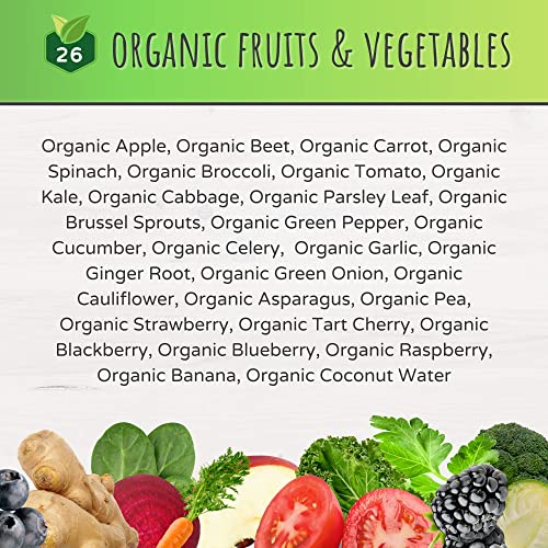 Feelgood Superfoods Vita Fruits And Veggies Immune Support Shot Supplements, 25 Organic Fruits And Veggies, Ready To Drink Immunity Booster, 10 Orange And 10 Fruit Punch Flavor, Combo Pack Of 20 #TOP2