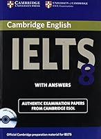 Cambridge IELTS 8 Book with Answers and Audio CDs (2)): Official Examination Papers from University of Cambridge ESOL Examinations 1107695643 Book Cover