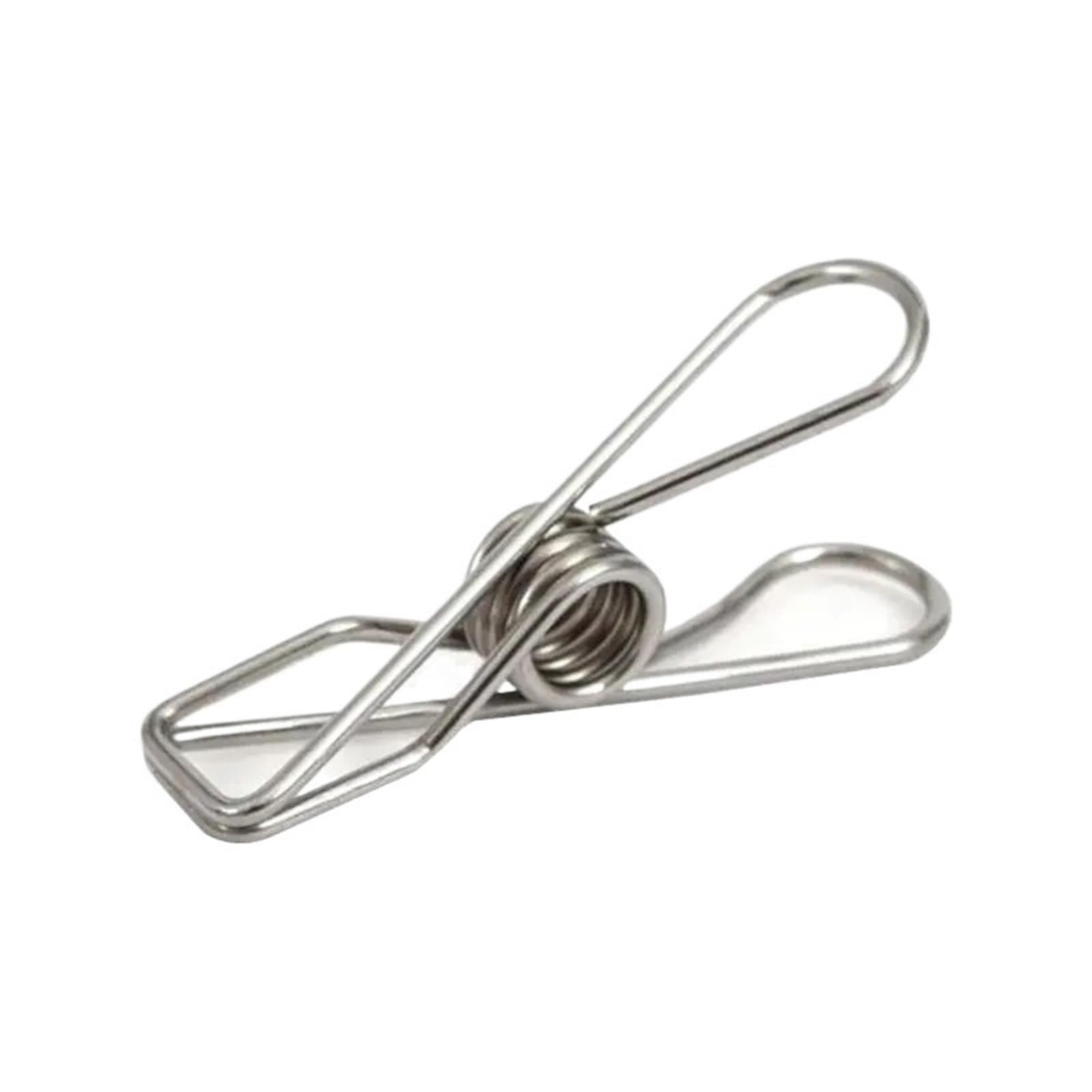 Clothes Pegs 60Pcs Multipurpose Windproof Clothespin Stainless Steel Marine Grade Durable Pegs Metal Hanging Clips for Clothes Towels Socks