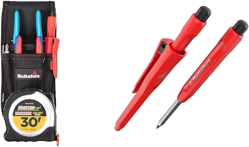 Hultafors Work Gear Tool Holder and Dry Marker Pen Bundle