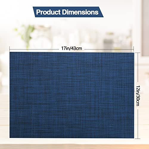 Slkqg B0B46J4CN6_CA NARF Navy Blue Placemats Set Of 8 thumb #4