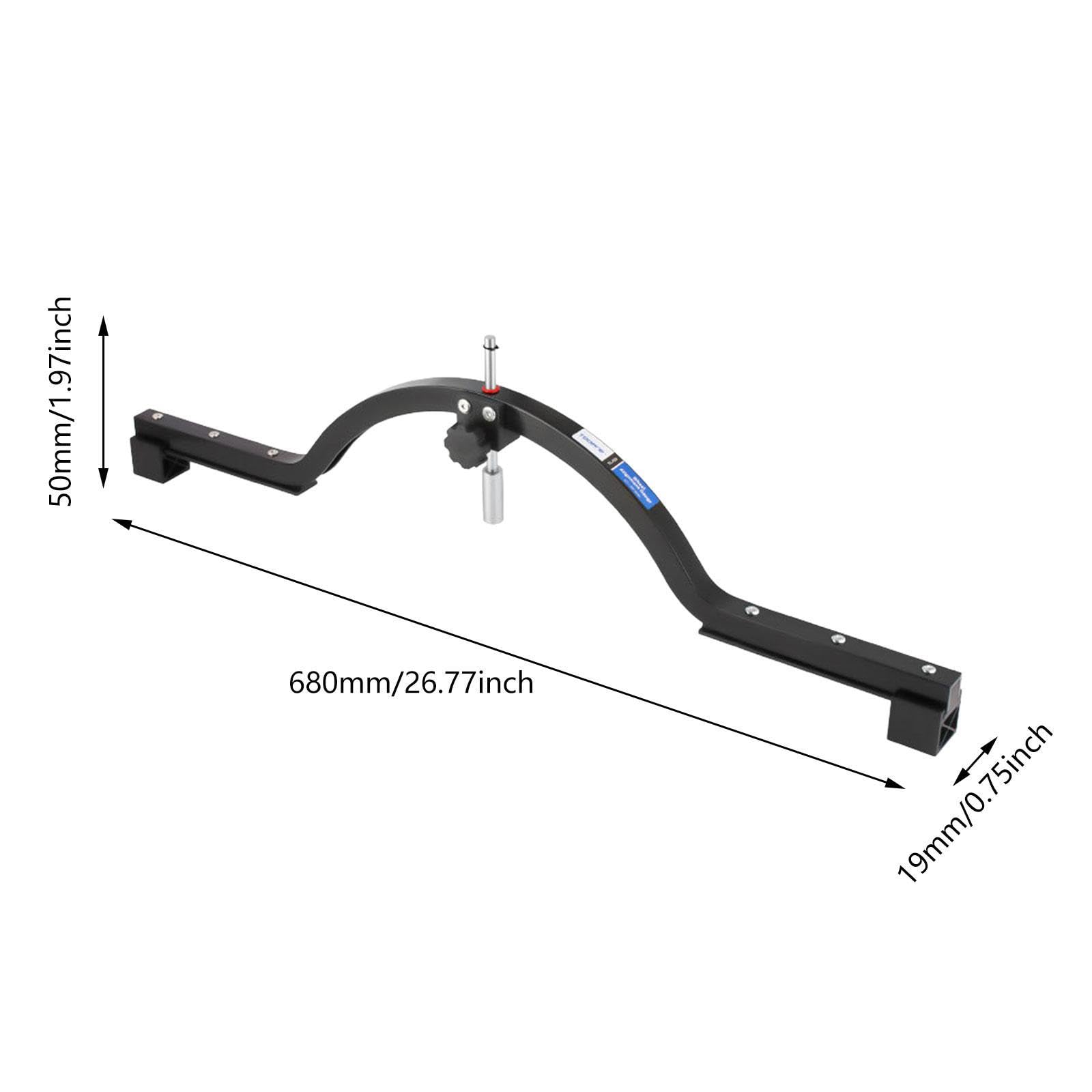 Calibrador de Alineación de Ruedas de Bicicleta, Herramienta de Ajuste de Profundo, Buje de Aleación de Aluminio, Función de Precisión, Apto, Negro