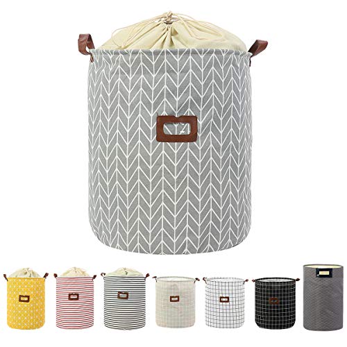 Clothes Laundry Hamper Storage Bin Large Collapsible Storage Basket Kids Canvas Laundry Basket