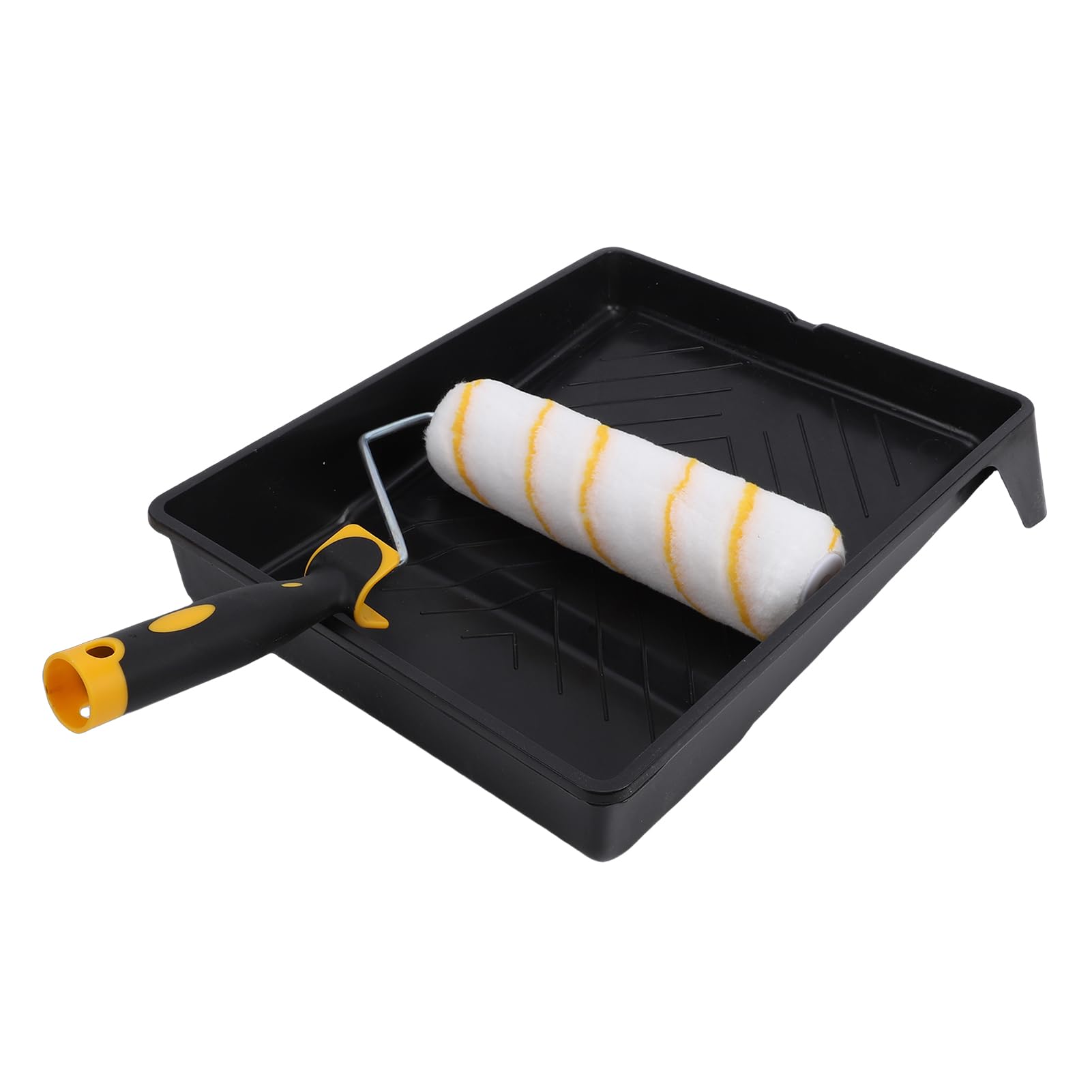 Kit Rullo di Vernice, 19 Pezzi Regolabili, Asta di Prolunga a 4 Sezioni, Forniture per Verniciatura, Rullo di Vernice con Coperture per Rulli da 9 Pollici e 4 Pollici, Raschietto, Nastro (19
