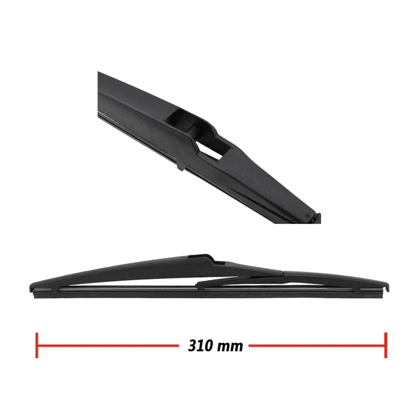 Tergicristallo Posteriore per Mazda 3 Axela 2014-2021 310mm spazzole tergicristallo Posteriore per Auto e Braccio tergicristallo Posteriore Accessori per Auto