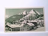 AK Berchtesgaden / Bayern, Winterlandschaft mit dem Watzmann. - unbekannt 