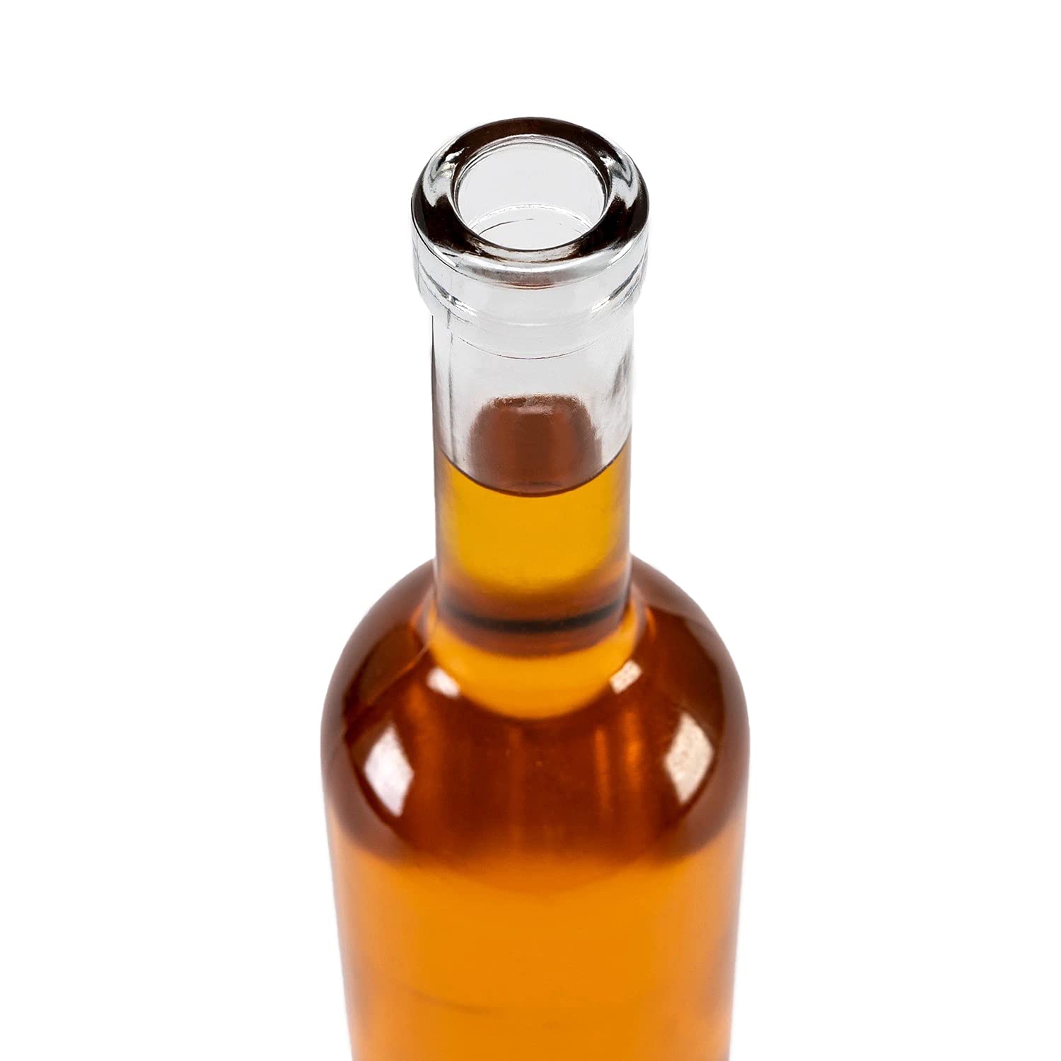 casavetro Futura 6 Pack Glass Bottles 12 x 500 ml for Filling 0.5 Litres Liqueur Bottles Gin Bottles Vinegar Oil Drusses 12 x 500 ml