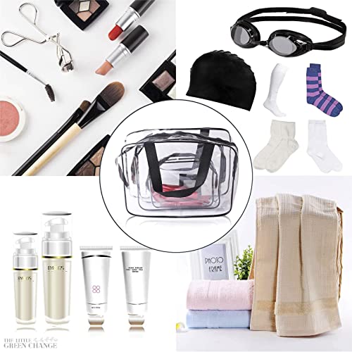 3Pcs Travel Bag For Toiletries - Travel Makeup Bag Clear Makeup Bags With Zipper Pouches For Organizing Toiletries - Quart Size Travel Bag Tsa Approved International Cosmetic Bags For Women Travel Set #TOP4