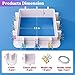LET'S RESIN Adjustable Mold Housing for Silicone Molds Making (Not for Direct Resin Use), Silicone Mold for Resin Mold Making Silicone Rubber, Plastic Housing Frame for DIY Resin, Candle, Soap Molds