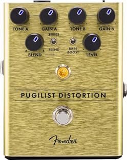 Fiery sounding and flexible, the Pugilist Distortion is ready to add some heavyweight gain to your rig. This original design features dual gain engines - with independent tone controls for each - letting you select multiple variations of distortion, ...
