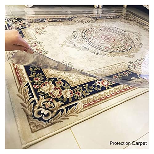 Protector de alfombra de oficina premium tapete de vinilo transparente de grosor reforzado 8
