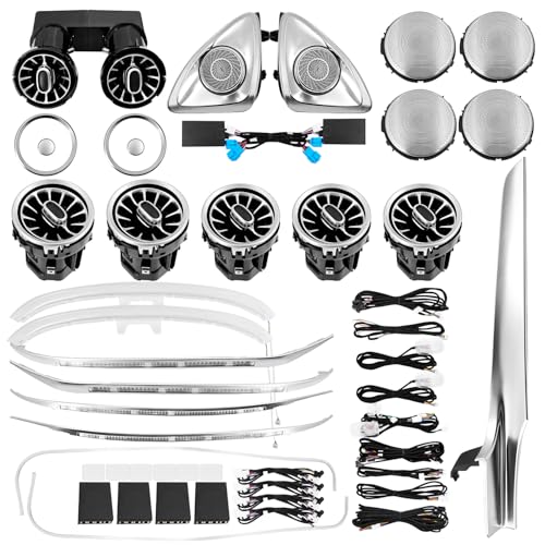 2021-2022 Mercedes-Benz EQS-Class & S-Class Calibration of Ambient Lighting 3 VANPERT Ambient Light Kit Fit for Mercedes-Benz C300 W205 2015-2021