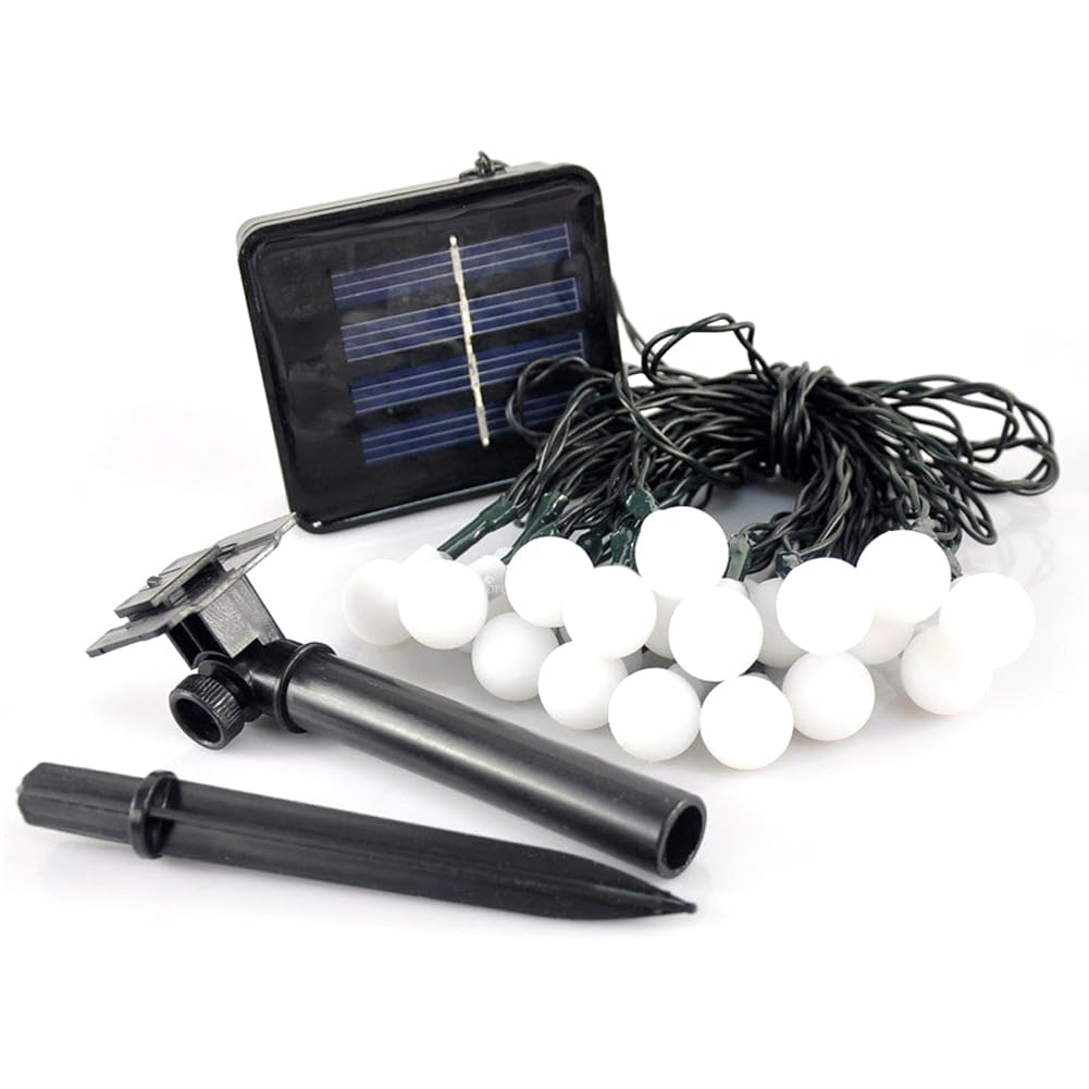 100/50/30/20 diod LED, kryształowa kula, lampa solarna, na zewnątrz, IP65, wodoszczelny, łańcuch świetlny, girlandy ogrodowe, dekoracja bożonarodzeniowa