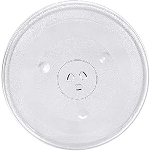 12.4″ Microwave Oven Turntable Replacement Part | 12.4 Inch Micro Wave Glass Plate Replacement Kit | 31.5 cm Round Rotating Ring Dish Tray | 315 mm Circular Glass Turn Table Top For Microwaves.