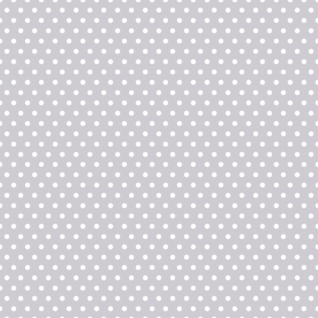 Rose and Hubble Polka Dot Fabric - 45 Inch Wide 100% Cotton Poplin for Dressmaking, Quilting, and Crafting - Soft, Cotton Fabric for Sewing, Apparel, Home Décor, Bag Making (Silver, 0.5 Metre) — image 1