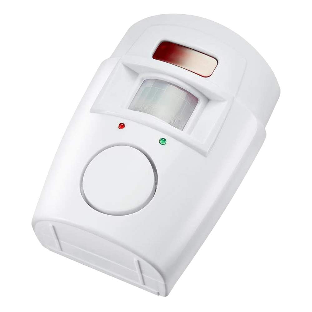 Allarme Sensore di Movimento un Infrarossi - Antifurto con 2 Telecomandi, Adatto per Casa/Garage/Negozi