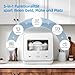 Midea Mini Geschirrspüler mit Wassertank, Freistehend Tischgeschirrspüler mit 6+3 Programme, Touch Control, Startverzögerung, Babypflege, Früchte waschen, Spülmaschine Klein für Wohnungen, Camping