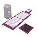 Produktbild Akupressur-Set VITAL DELUXE XL SOFT (aubergine): Akupressurmatte (130 x 50 cm) & Akupressurkissen im günstigen Set, vitalisierende Matte für den Rücken und Kissen für den Nacken, wohltuende Entspannungsmatte & Kissen
