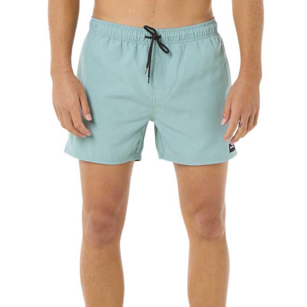 RIP CURL Mens Offset Volley 15" Surf Surfing Shorts - Blue Lagoon - XL