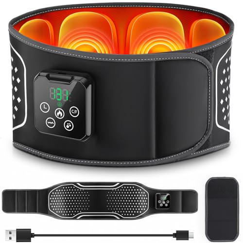 Ceinture de taille chauffante avec 4 niveaux de chaleur et 10 minuteries