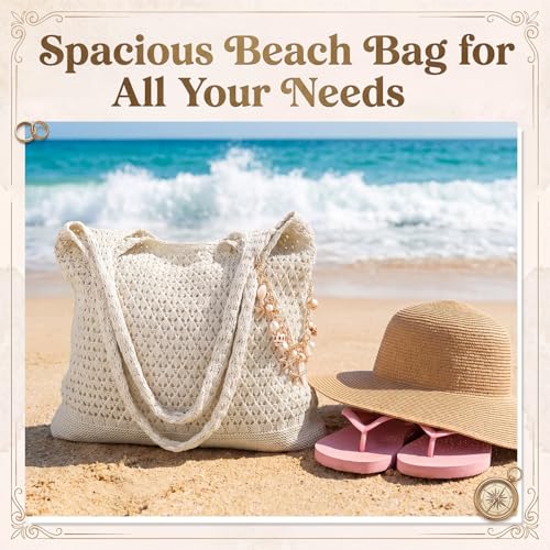 Bolso de Playa de Crochet para Mujer miniatura 4