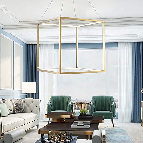 Éclairage géométrique LED carré pour illuminer les grands salons sombres - 2