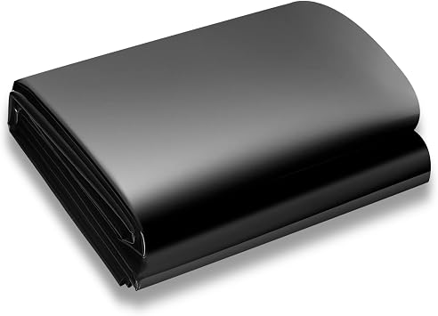 Pond Liner, 3 x 4 m Black HDPE Pond Liners, Heavy Duty Garden Fish Ponds Preformed Liners, Garden Pond Lining for Fountains, Fish Ponds, Water Garden