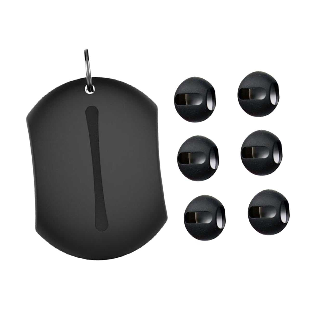 DOITOOL 21 Fundas De Silicona para Auriculares Resistentes A Arañazos Y Golpes Color Negro.