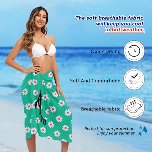 Traje de baño junior floral blanco para piscina y moda playera 7