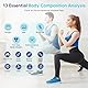 arboleaf Waage Personen Körperanalyse, Körperfettwaage digital mit App und 13 Körpermasse 396lb/180kg, Bluetooth Personenwaage für BMI, Körperfett und Muskeln, Protein, BMR usw. (Weiß)