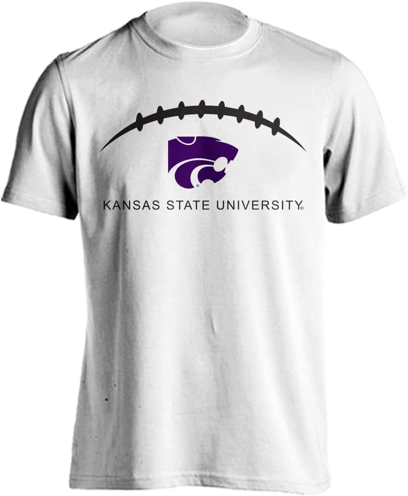 Kansas State Wildcats Football Laces Out Short Sleeve T-Shirt