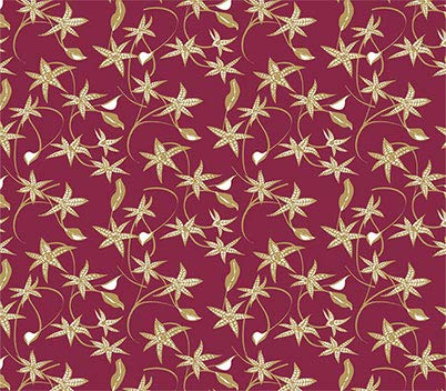 Jasmine Dubonnet Printed Tissue Paper 500 x 750mm 240 Sheets