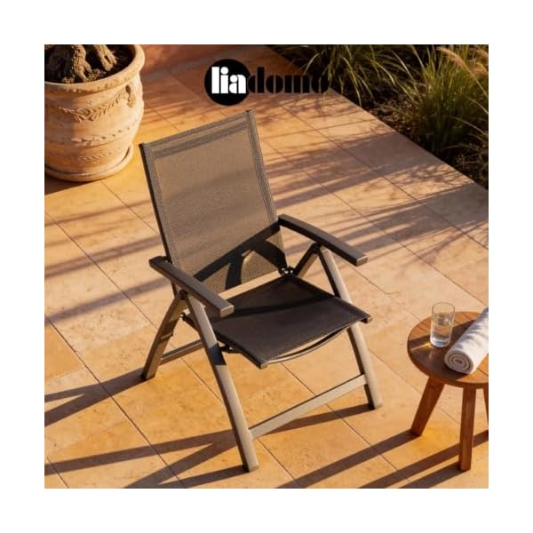 Klappstuhl Ricadi Aluminium Anthrazit