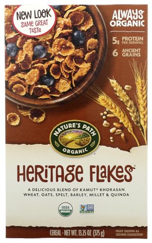 Natures Path Organic Heritage Heirloom? Whole Grain Flake Cereal - 13.25 oz - 2 pc