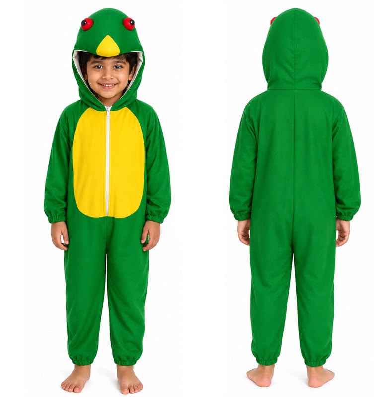 Image of Animal Costume for Kids | Plush Fancy Dress Costume for Boys & Girls |School Fancy Dress, Annual Day, Jungle Theme, Role Play, Halloween & Birthday Party