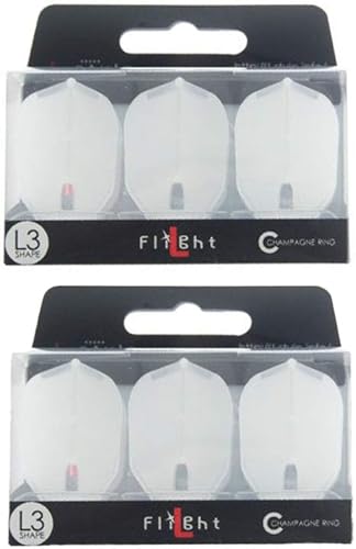 Miniatura 47 de Vuelos de dardos LSTYLE – Forma L3 Modelos PRO, KAMI & EZ Compatibles con dardos de punta suave y punta de acero