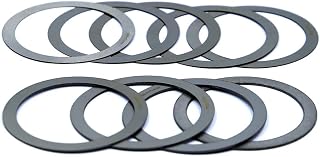 StarPal M42 Stainless Steel Flange Gasket Set, 0.1/0.15/0.2/0.3/0.4/0.5/0.6/0.8/1mm Thick Washers, 9 Pieces Total Astrophotography Accessory