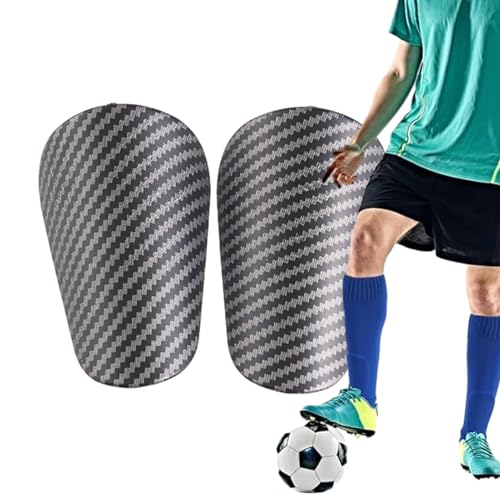 Espinilleras de fútbol espinilleras para deportes - Almohadillas de protección de pantorrilla para niños y adultos - Espinilleras curvadas de fútbol con interior EVA para patinaje, esquí, béisbol, F