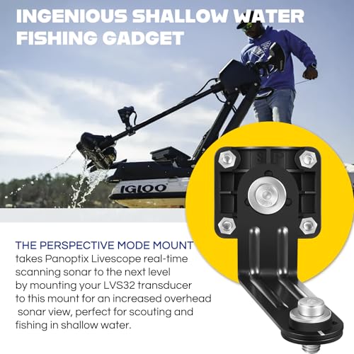 Image of 010-12970-00 Livescope Perspective Mode Mount Compatible with Panoptix Livescope LVS32 Transducer, Three Mode One Mount, Durable and Adjustable