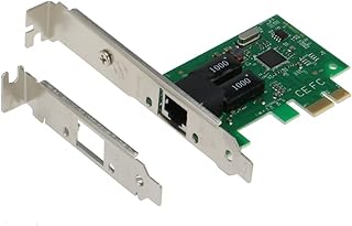 PCIE 10/100/1000Mbps Gigabit Ethernet Adapter (LAN Card) with Low Profile Bracket (Realtek 8111 Chipset)